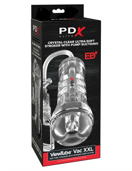 ViewTube Vac XXL Pump See-Thru EZ-Grip Pump Stroker