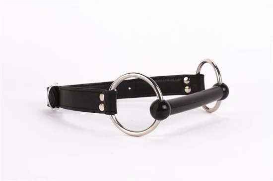 Calf Softy Leather Top and Lamb Leather padding with Silicone Mouth Piece Black