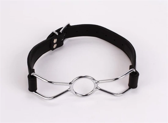 Calf Softy Leather Top and Lamb Leather Padding with Stainless Steel Mouth Piece Black