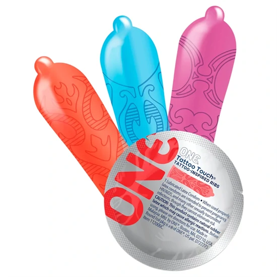 ONE Tattoo Touch - tetkó mintás óvszer