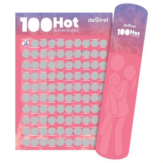 Desirel - 100 szexpóz kaparós poszter társasjáték (angol)