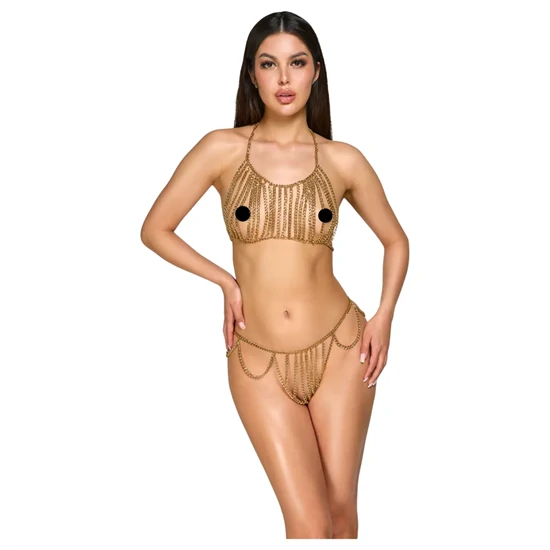 Cottelli - láncos testdísz (arany)