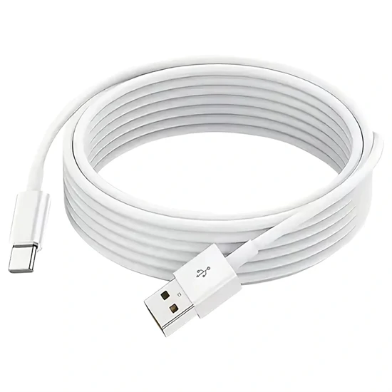 USB Type-C töltőkábel (fehér)