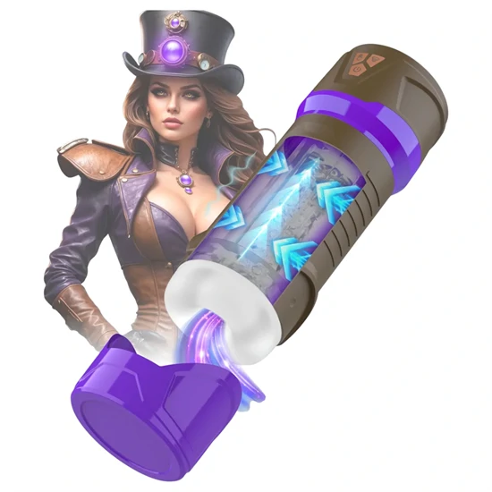 Masturs Misty - szorító-rezgő AR maszturbátor (lila)