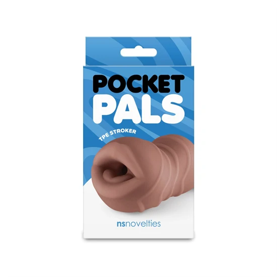 Pocket Pals - Mouth Stroker - Brown