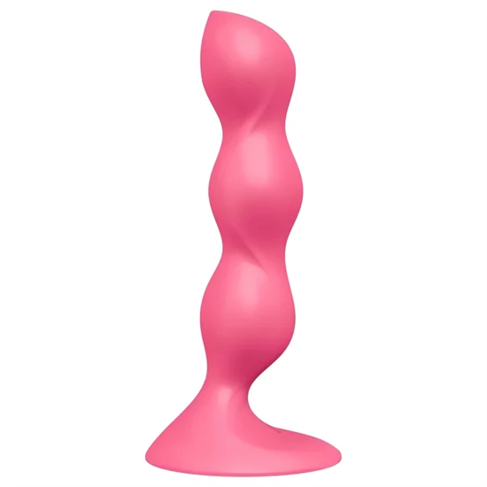 Satisfyer Triple Ball-R - gyöngyös análvibrátor (pink)