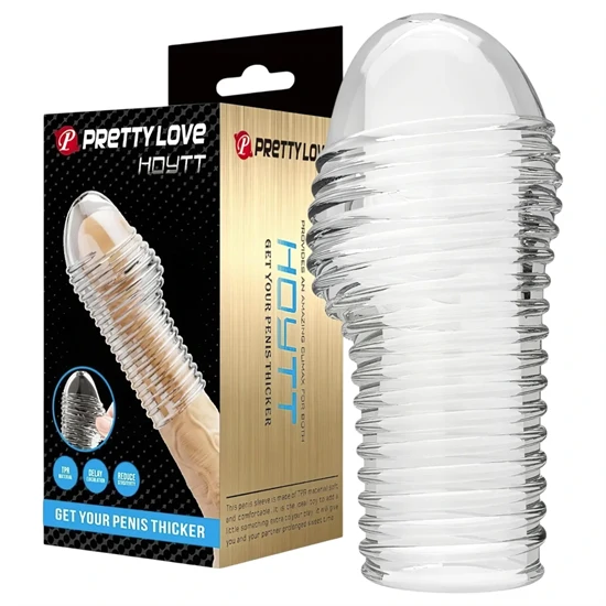 Pretty Love Hoytt - péniszköpeny (áttetsző)