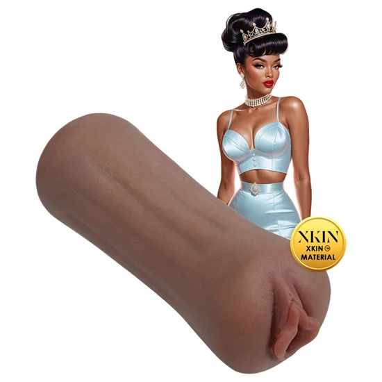 XKIN Beauty Queen Lulu - élethű műpunci maszturbátor (sötét natúr)