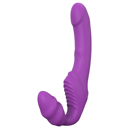Dreamtoys Essentials - strapless strap-on vibrátor (lila)