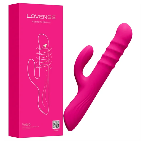 Lovense Velvo – App-vezérelt gyöngyös vibrátor (pink)