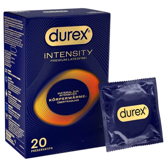 Durex Intensity - vékony, latexmentes óvszer (20 db)