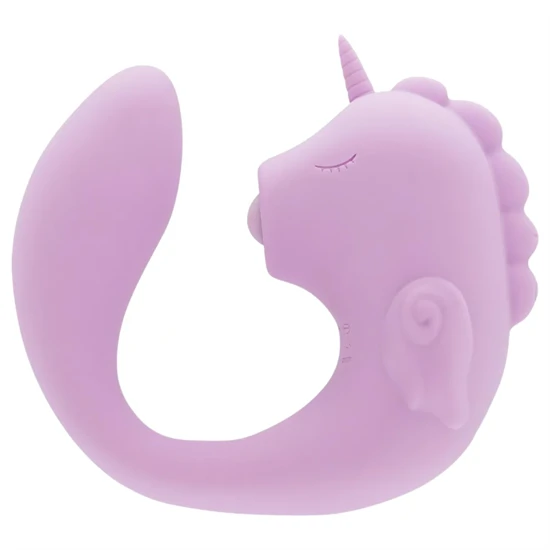 Unihorn C-Horse - G-pont és csiklóizgató vibrátor (lila)