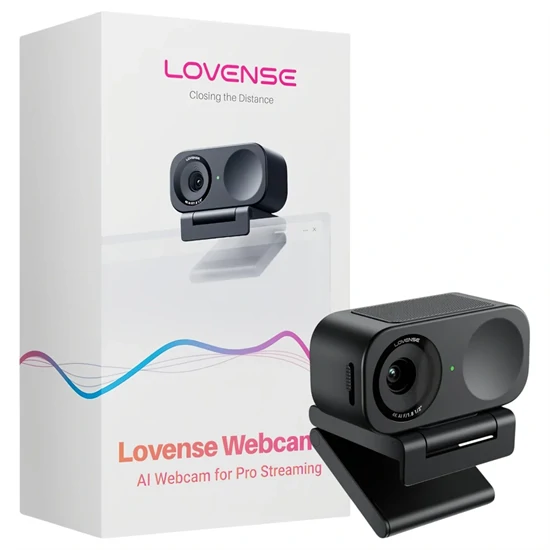 Lovense Webcam 2 - AI webkamera streaminghez (fekete)