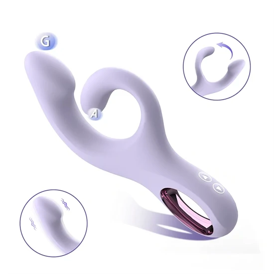 Sex HD - csiklókaros G-pont vibrátor (lila)