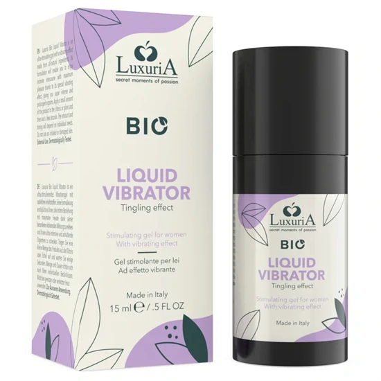 Intimateline Luxuria BIO - folyékony vibrátor gél nőknek