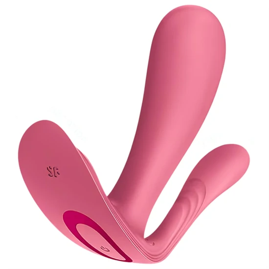 Satisfyer Top Secret+ - viselhető G-pont- és análvibrátor (rózsaszín)