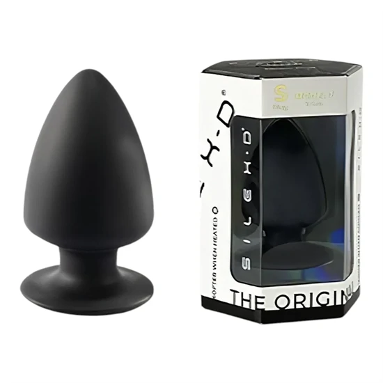 Silexd S - alakítható anál dildó - 9cm (fekete)