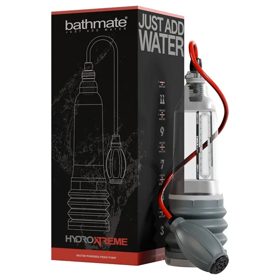 Bathmate HydroXtreme 8 - hidropumpa, kiegészítők nélkül (átlátszó)