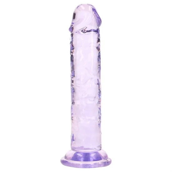 RealRock - élethű dildó tapadókoronggal (lila) - 12,7 cm