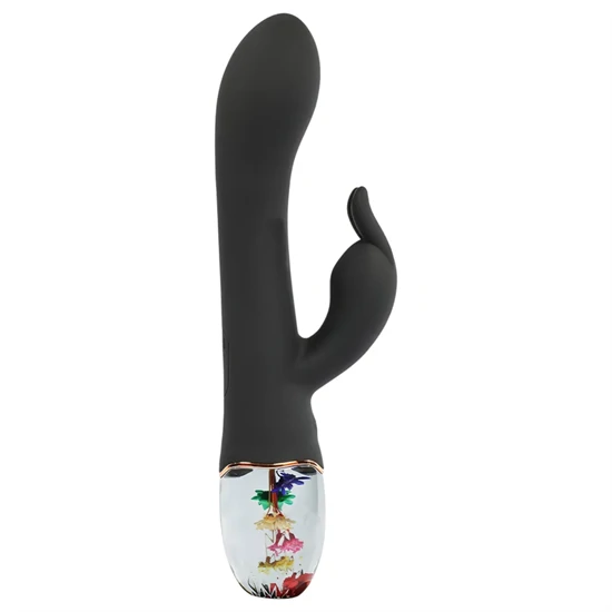 LOVISS Flower - csiklókaros G-pont vibrátor (fekete)