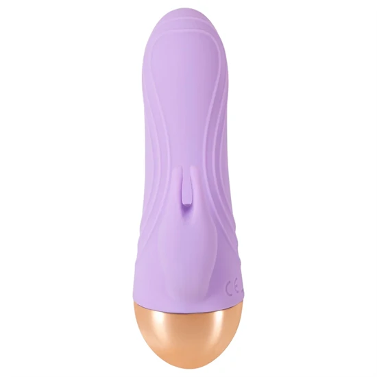 Cuties - akkus, vízálló mini csiklókaros vibrátor (lila)