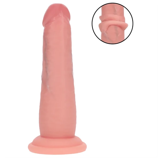 RealRock - dupla sűrűségű élethű dildó (testszínű) - 15,5 cm