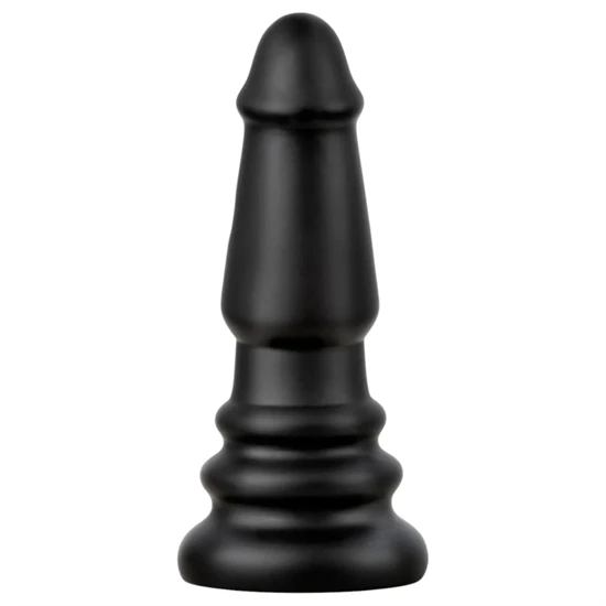 BUTTR Tactical II - óriás anál plug (fekete) - 26 cm