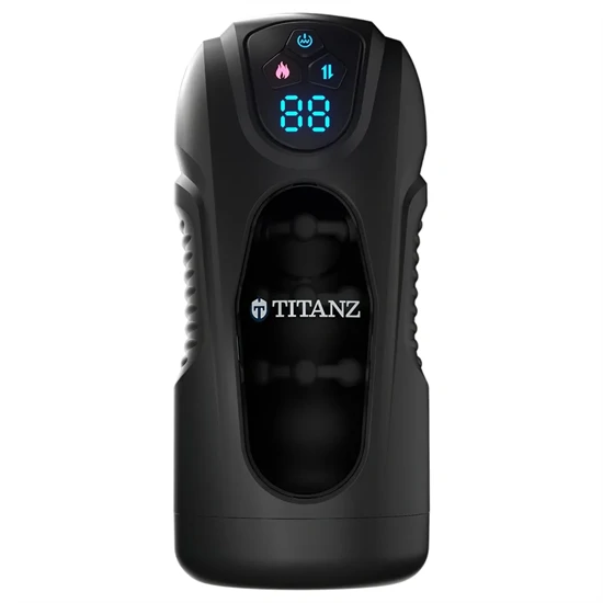 Titanz Ultimate Heat & Thrusting - automata maszturbátor (fekete)