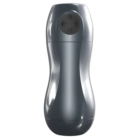 Dorcel Blowjoy Vibe - szívó és vibrációs akkus maszturbátor (szürke)