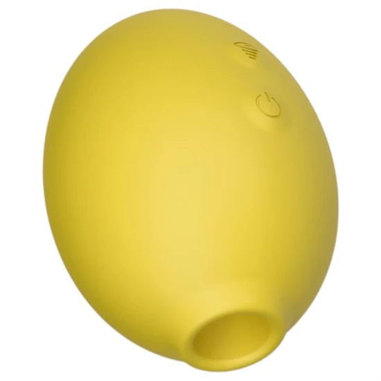 Lemon Squeeze - citrom formájú csiklószívó vibrátor (sárga)