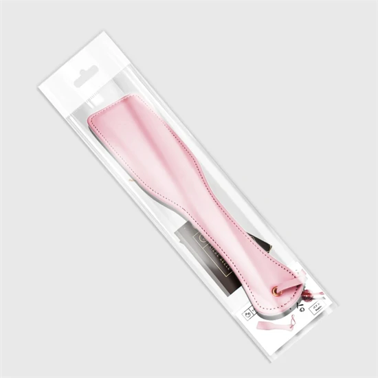 White & Pink Leather Paddle