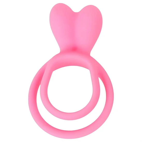 Pulselock Cocktura - nyuszis pénisz- és heregyűrű (pink)