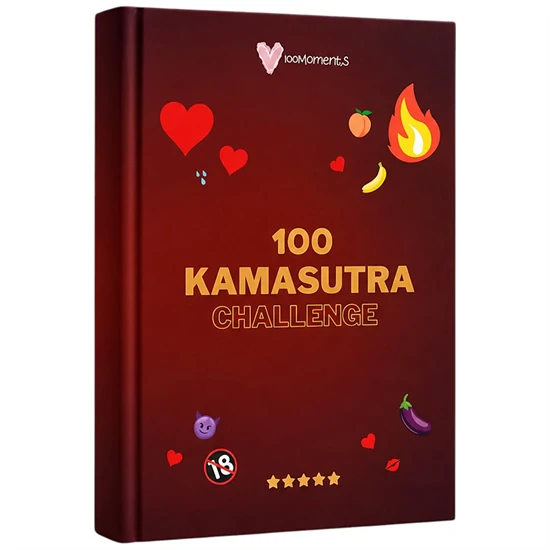 100Moments 100 Kamasutra Challenge - kaparós szexpóz könyv pároknak
