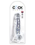 King Cock Clear 8" Cock with Balls