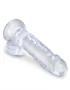 King Cock Clear 7" Cock with Balls