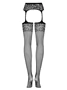 Garter stockings S500 black S/M/L