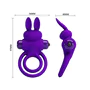 Pretty Love Vibrant Penis Ring 3 Purple