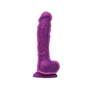 Colours Dual Density 8 inch Dildo Purple