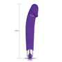 Rechargeable IJOY Silicone Dildo Purple