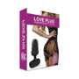 Love Plug - mini anál vibrátor (fekete)