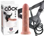 King Cock Strap-on 8 - felcsatolható dildó - natúr