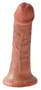 King Cock 6 dildó (15 cm) - barna