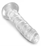 King Cock Clear 6 - tapadótalpas dildó (15cm)