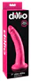 Dillio 7 - tapadótalpas, élethű dildó (18cm) - pink