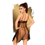 Penthouse Naughty Doll - aszimmetrikus, csipkés ruha tangáva