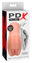 PDX Pleasure Stroker - élethű műpunci maszturbátor (natúr)