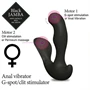 FEELZTOYS Black Jamba - rádiós, melegítős anál vibrátor (fekete)