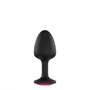 Dorcel Geisha Plug Ruby L - pink köves anál dildó (fekete)