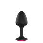 Dorcel Geisha Plug Ruby XL - pink köves anál dildó (fekete)