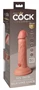 King Cock Elite 6 - tapadótalpas, élethű vibrátor (15cm) - s